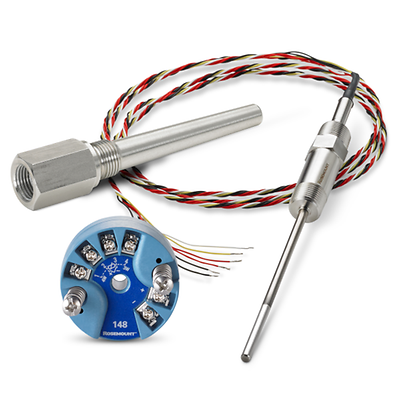 Rosemount-K-214C Sensor, 148 Transmitter and 114C Thermowell